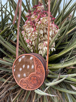 Tooled Axis Round Purse