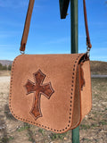 Roughout Tooled Purse