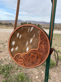 Tooled Axis Round Purse