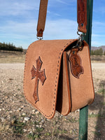 Roughout Tooled Purse