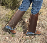 Leather Snake Gaiters