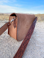 Roughout Tooled Purse