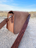 Roughout Tooled Purse